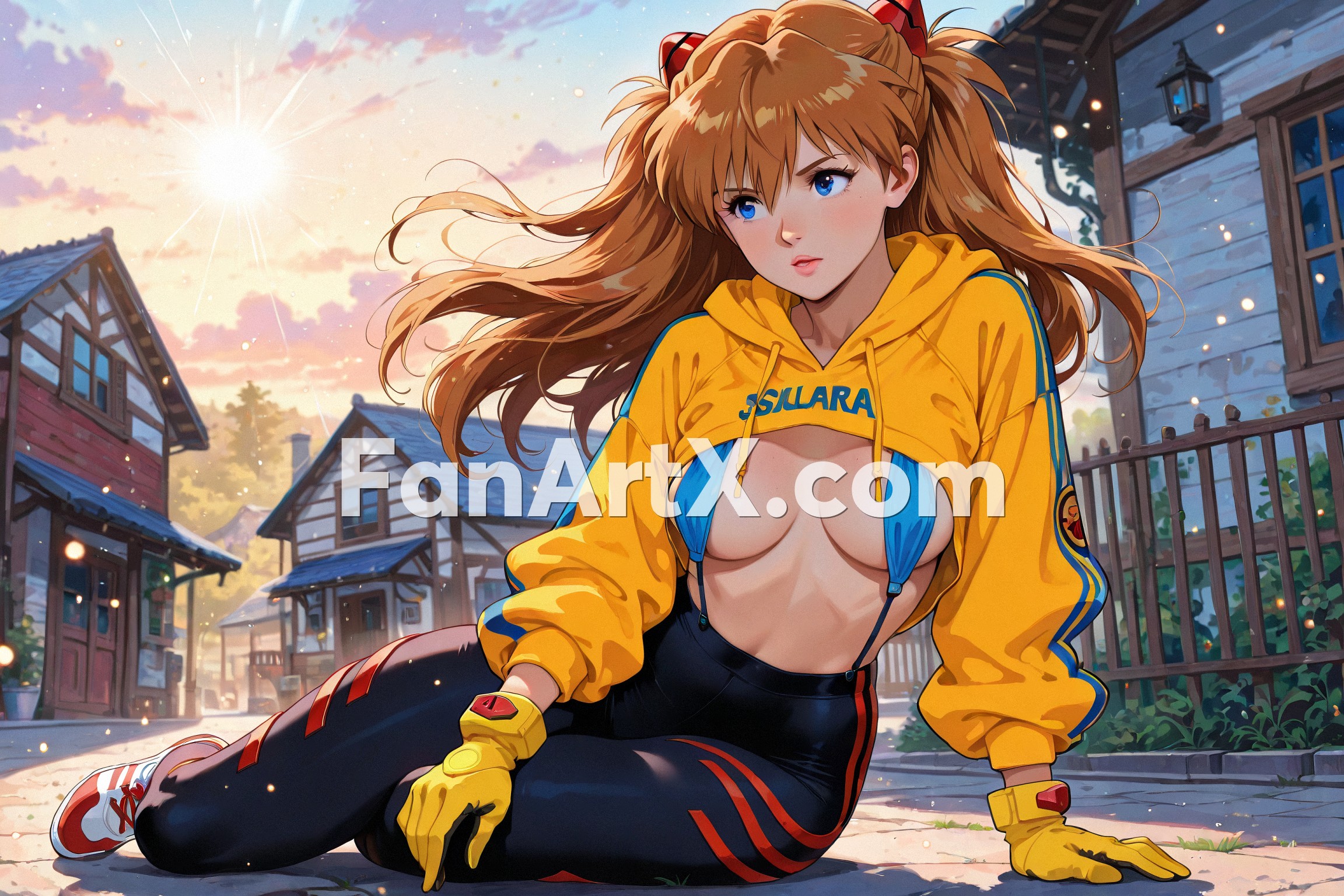 Asuka Langley Soryu fanart - Neon Genesis Evangelion Character 1588928